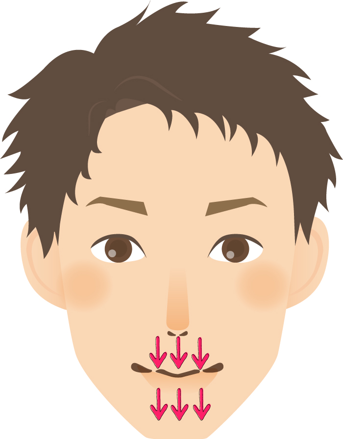 口周りの産毛処理