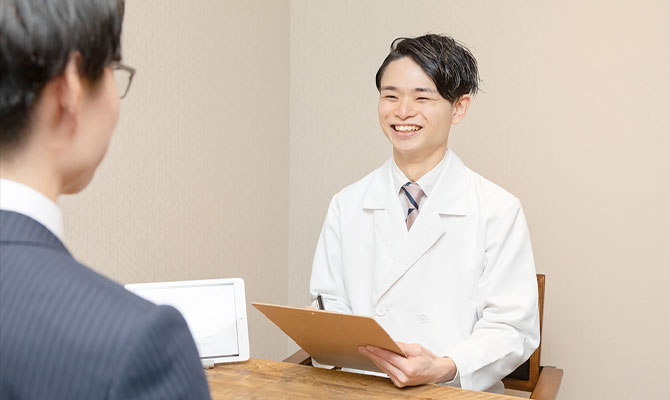 専任の男性カウンセラーによる、カウンセリングご相談
