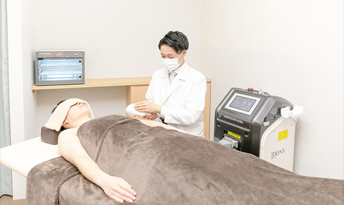 男性脱毛の専門技能士によるメンズ脱毛・ヒゲ脱毛の施術