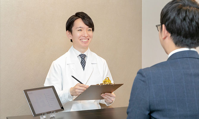 専任の男性カウンセラーによる、カウンセリングご相談