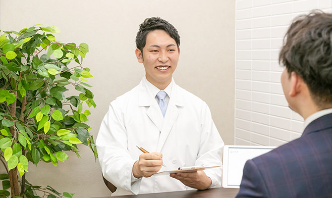 専任の男性カウンセラーによる、カウンセリングご相談