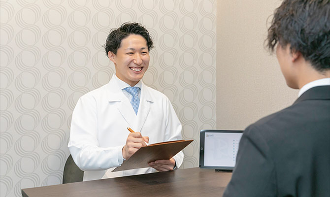 専任の男性カウンセラーによる、カウンセリングご相談