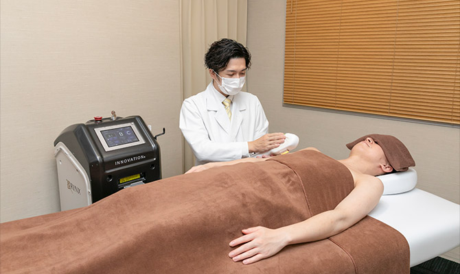 男性脱毛の専門技能士によるメンズ脱毛・ヒゲ脱毛の施術
